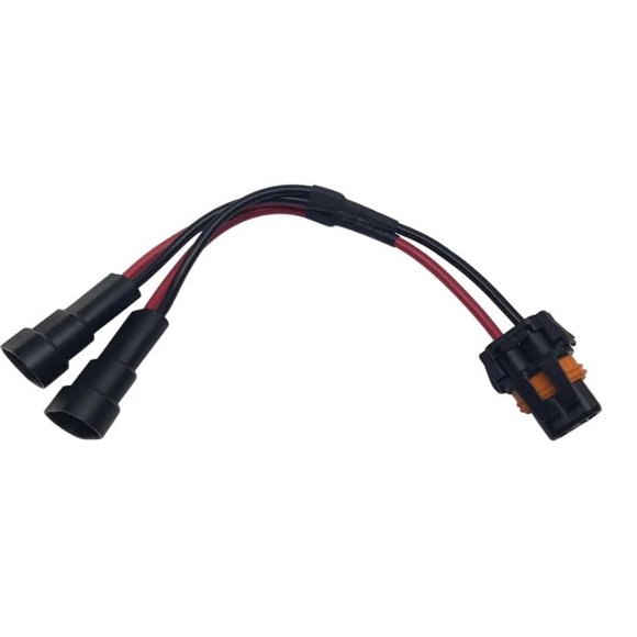 Advanced Accessory Concepts Harnais de Câblage pour Contrôleur de Lumière Multi-Usage 2004 à Gâchette; pour Utilisation avec Contrôleur d'Accessoire Sans Fil; Harnais d'Accessoire en Y; Fil de Calibre 12; Longueur de 6 Pouces