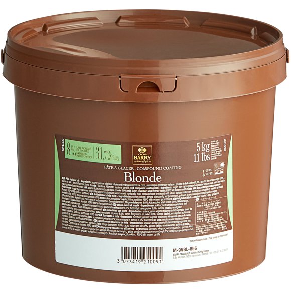 Cacao Barry Blonde Pate a Glacer Compound Coating 11 lb.