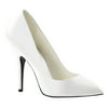 5 Inch Sexy High Heel Shoe Womens Dress Shoes Classic Pump Shoes White Patent