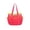 A004- Croissant Slow Squeeze Toy, variant on Large Capacity Mesh Beach Tote Bag, Mesh Bag for Beach Toys, Large Utility Tote Bag, Beach Day Essentials, Multi-Pocket Fuchsia Swim Carryall 11X10X10 in for Storing Clothes, Swim