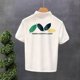 thumbnail image 3 of Camisetas tipo polo con gráfico para hombre, camiseta de jaspeado con estampado del alfabeto, ropa para hombre con cuello, cómoda, de poliéster, informal, 3 of 5