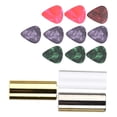 thumbnail image 3 of 3Pcs Guitar Slide Bar Glass Metal Cylindrical Slider Celluloid Picks Playing Accessories, 3 of 14