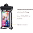 thumbnail image 3 of Large Waterproof Phone Pouch/Case, Universal Waterproof Cell Phone Dry Bag with Lanyard Cellphone Ip8x Diving Up to 7.5" Dry Pouch for Swimming Rafting Boating (Color : Blue), 3 of 5