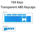 thumbnail image 4 of 104-Key Hugo DIY Maquinaria de Tratamiento Mate Key Caps Azul Transparente, 4 of 10
