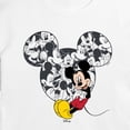 thumbnail image 3 of Disney - Mickey Ear Pattern - Juniors Cropped Short Sleeve Graphic T-Shirt, 3 of 5