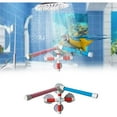 thumbnail image 4 of SUTENG Double Suction Cup Shower Perch Window Wall Stand for Bird Parrot Cockatiel Conure Macaw African Cockatoo Lovebirds Bath Toy Accessories(Ramdom Color), 4 of 5