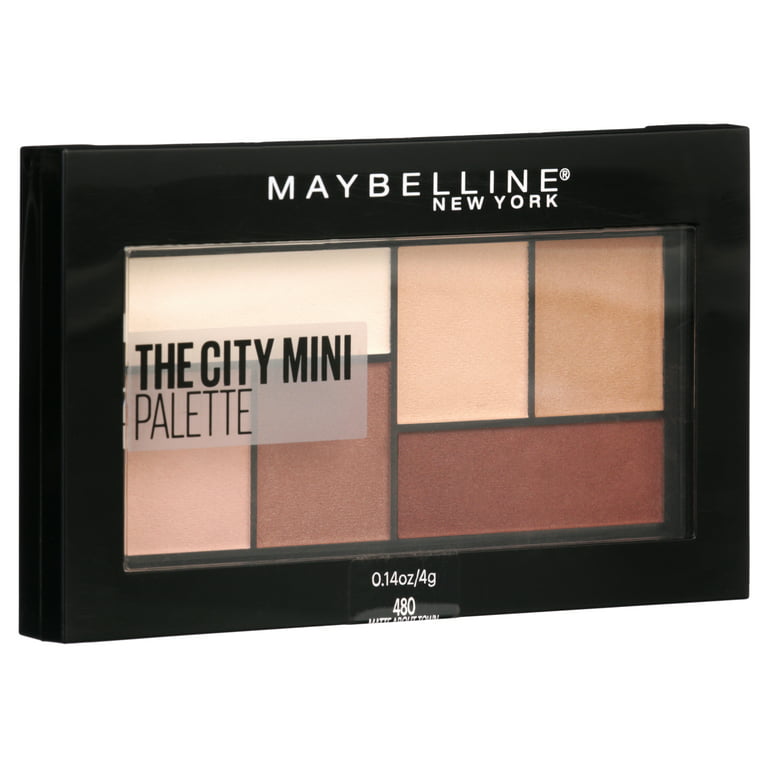 Palette Town Mini Eyeshadow The Makeup, Matte About Maybelline City