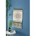 thumbnail image 2 of Maydear Macrame Woven Wall Hanging Tapestry- Boho Chic Bohemian Geometric Art Decor - Beautiful Apartment Dorm Room Door Decoration-2 Set, 19.7"W×35.4"L, 2 of 3