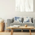 thumbnail image 3 of Stupell Industries Expressive Blue & Beige 2 Piece Decorative Printed Throw Pillow Set, 18 x 18, 3 of 8