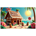 thumbnail image 3 of Aloha Themed Airship Design Welcome Banner, Party Background Decor, Ideal for Hawaiian Themed Parties Luau Celebrations Tropical Events and Photography Backdrops, 3 of 7