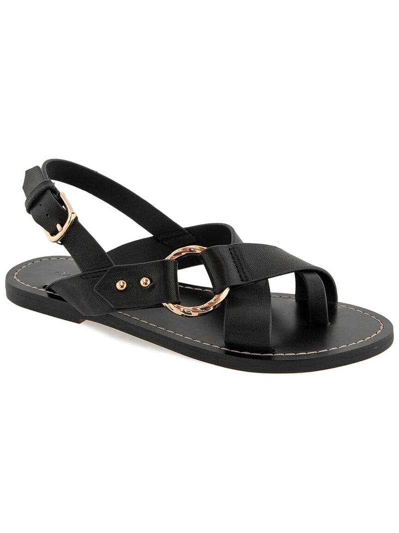 Rebecca Minkoff Jayla Leather Sandal, 7.5, Black - Walmart.com Rebecca Minkoff Jayla Leather Sandal, 7.5, Black - Walmart.com