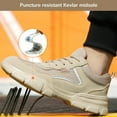 thumbnail image 4 of Safety Shoes Men Women Lightweight Work Shoes Slip Resistant Protective Shoes Breathable Steel Toe Shoes Puncture Proof, 4 of 7