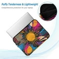 thumbnail image 2 of FORMRS 15-15.6 inch Laptop Sleeve Case Soft Carrying Quilted Computer Bag Cover, Futuristic Circles, 2 of 7