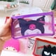 thumbnail image 4 of Sanrio-estuche de lápices de dibujos animados para mujer, bolsa de lápices de rejilla de Pvc para estudiante, bolsas de almacenamiento de maquillaje deportivas para mujer, bolsa de papelería de Anime, 4 of 4