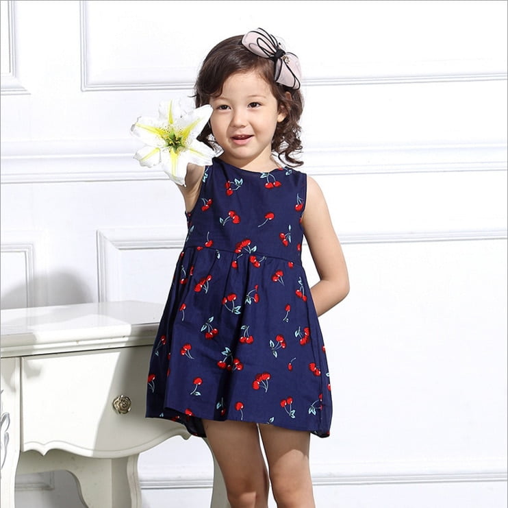 Vestidos sin mangas con estampado de flores para ninas de 1 a 7 anos ropa para ninos vestido de princesa de verano vestido de desfile de baile de fiesta para ninos atuendo