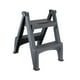 thumbnail image 3 of Escalera plegable de 2 escalones, ligera, multifuncional, para lavado de autos, con pedal antideslizante para interiores y exteriores, construcción Gris, 3 of 8
