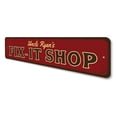 thumbnail image 4 of Fix it Shop Novelty Decor, Metal Wall Sign - 4x18 Inches, 4 of 4