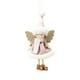 thumbnail image 2 of Decoraciones de muñecas colgantes navideñas - Muñeca Angel Girl de 7 pulgadas con alas para árbol, ventana o habitación - Adorno de tela azul, blanco o rosa, 2 of 6