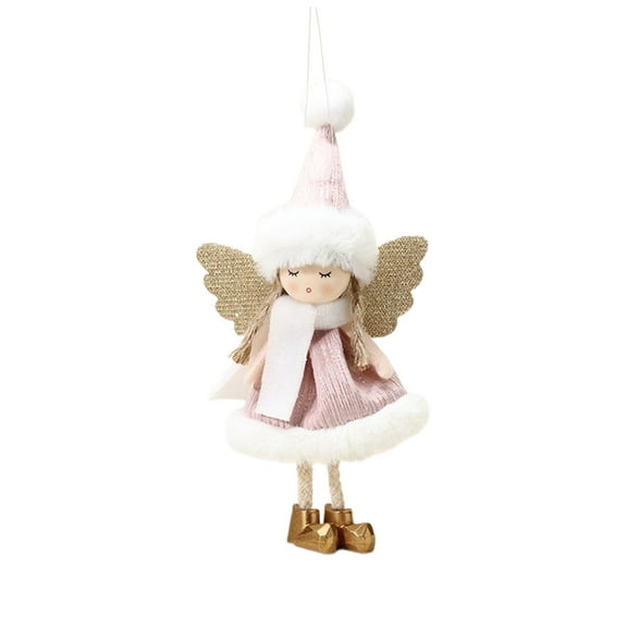 Darzheoy Christmas Decoration Angel Doll Pendant Tree Decorative Hanging Ornaments Crafts Gifts