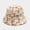 Beige, variant on Bucket Hat For Women Sweet Bow Print Thick Soft Plush Wide Brim Hats Elastic Band Ear‑Warming Cold Weather Outdoor Headwear