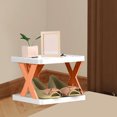 thumbnail image 5 of RKSTN Plastic Double DIY Simple Shelf Fashion Scandinavian Style Household Storage Shelves Multilayer Detachable Living Room Dormitory Organizing Rack DIY Simplistic Shoe Racks, 5 of 5