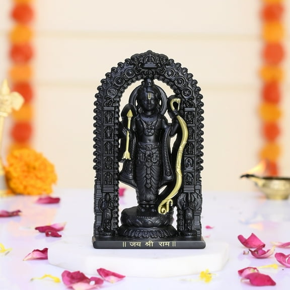 Metal Ram Lalla Murti, Ayodhya Ram Mandir Idol ,Lord Ram Statue for Home Temple, Pooja & Gift