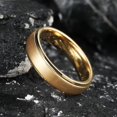 thumbnail image 3 of Alianza de boda King Will GLORY, 6 mm, carburo de tungsteno, oro de 14 quilates, 3 of 7