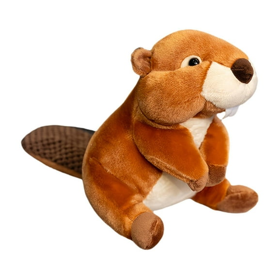 Vaveren Beaver Plush Doll Beaver Stuffed Animal for Boys Girls Adults Birthday Gifts