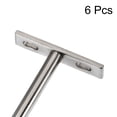 thumbnail image 3 of Unique Bargains Nickel Plating Floating Shelf Invisible Support Bracket Round Shank 2.75" x 0.55" x 3.11" 6 Pcs, 3 of 4