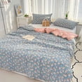thumbnail image 4 of LHNFT Lightweight Summer Quilt Twin Breathable Soft Cooling Quilt for Bed Sofa Travel Floral Print Machine Washable for All Ages, 59x79 inch, 4 of 8
