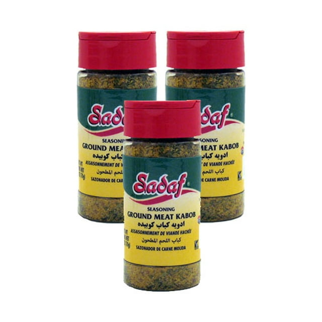 Sadaf Ground Meat Kabob Seasoning 2.5 oz. ( Pack of 3 )