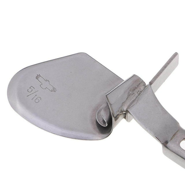 fastboy Silver Iron Sewing Machine Single Fold Tape Binder Binding Attachment Size 4