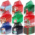 thumbnail image 1 of Bolsas de regalo de Navidad Chapou, 100 unidades, reutilizables, no tejidas, 1 of 7
