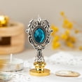 thumbnail image 3 of Sello Columna Romana Metal Ornamental DQrwqpou para Invitaciones Boda azul Plateado, 3 of 7