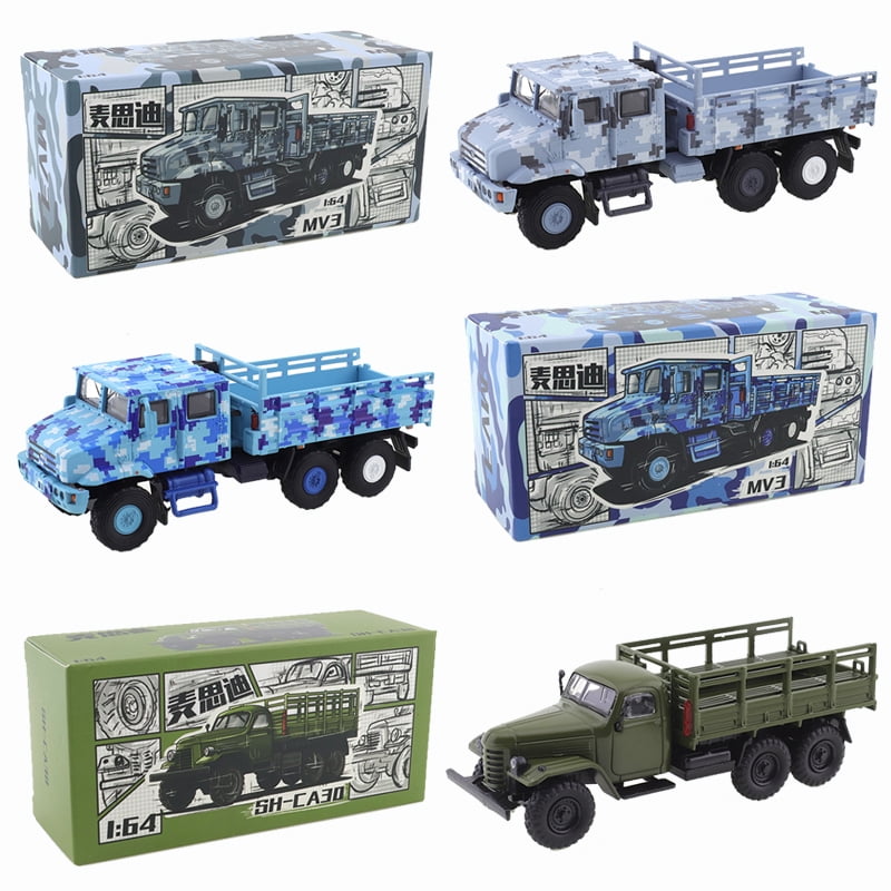 1/64 Old Jiefang CA30/MV3 Military Transport Vehicle Alloy Motor