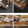 thumbnail image 6 of omezin Anti Fatigue Kitchen Mat Brown Rustic Wood Farmhouse Letter Kitchen Rugs Mats Waterproof Comfort Standing Non-Skid Floor Mats Decor 17.3 x 28+17.3 x 47 Inches Set of 2 Home Decor White, 6 of 6