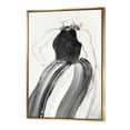 thumbnail image 1 of Glam and Fashion Féminin II - Figurines de Mode Toile Encadrée, 1 of 3