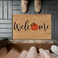 thumbnail image 4 of Btomtd 24"x16" Halloween Pumpkin Pattern Doormat, Welcome Floor Mat Series, Indoor Outdoor Carpet for Corridor, Thanksgiving Fall Decor Area Rug, A, 4 of 5