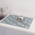 thumbnail image 6 of Fuzoiu Cartoon Poodle Dog Print Absorbent, Reversible Microfiber Dish Drying Mat for Kitchen, Dish Drying Pad for Dishes, Utensils, Pots and Pans, Extra Large 18 Inch x 24 Inch, 6 of 7