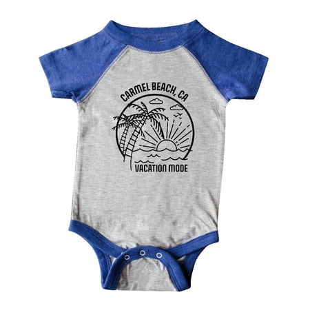 

Inktastic Summer Vacation Mode Carmel Beach California Gift Baby Boy or Baby Girl Bodysuit