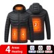 thumbnail image 3 of 9/19 Áreas Chaqueta Calefactable Chaleco Cálido para Mujer USB Chaqueta Calefactora para Hombre Chalecos Calefactables Abrigo Caza Senderismo Camping Otoño Invierno Hombre, 3 of 5