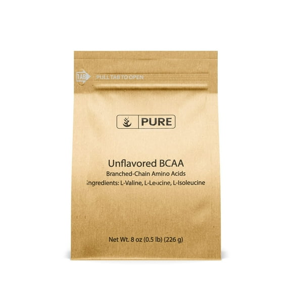 Pure Original Ingredients Unflavored Instantized BCAA 8oz Powder, Branched Chain Essential Amino Acids, Supplement