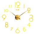 thumbnail image 1 of Reloj Decorativo de Pared Números Extraíbles DIY 3D Reloj Venta Liquidación Oficina Decoración para Regalos dorado Colco Reloj de pared DIY, 1 of 5