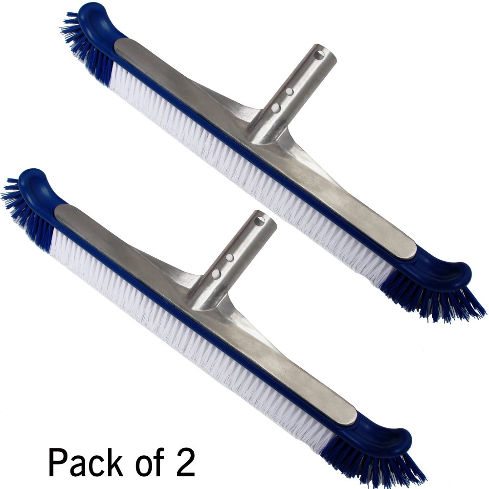 Mainstays 20Inch Deluxe Swimming Pool Brush (Pack of 2)