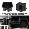 thumbnail image 2 of Car Center Console Multifunctional Storage Box Armrest Holder Box for Coins, Change, Cards, Stuff Organizer Box Replacement for Civic, 2 of 7