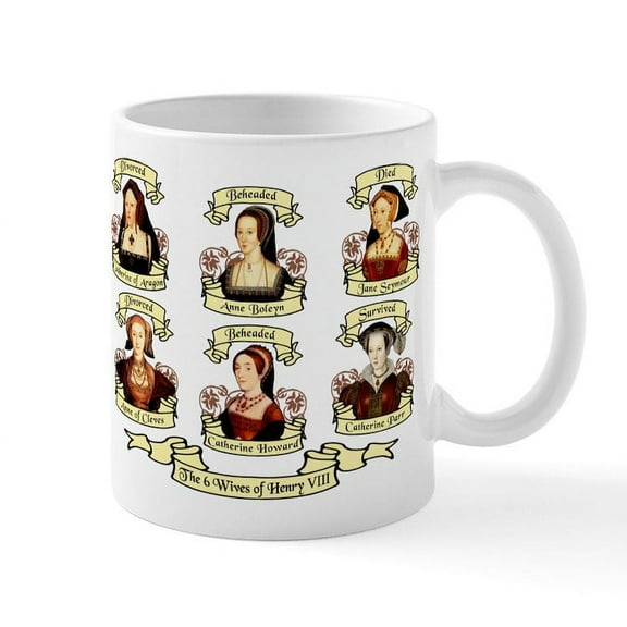 CafePress - Fates Of Henry VIII Wives Mug - 11 oz Ceramic Mug - Novelty Coffee Tea Cup