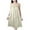 Beige, variant on Women's Satin Chemise Nightgown Lace Trim Silk Slip Dress V Neck Sleeveless Nightdress Beige Free Size