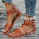 thumbnail image 2 of WILLBEST Sandalias Antiderrapantes Para Mujer, Nuevas Sandalias De Verano Para Mujer, Estilo Hada, Informales, De Suela Plana, Minimalistas, Estilo Romano Para Playa Y Resort, 2 of 9
