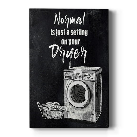 Normal Is Just A Setting Premium Gallery Wrapped Canvas - Ready to Hang