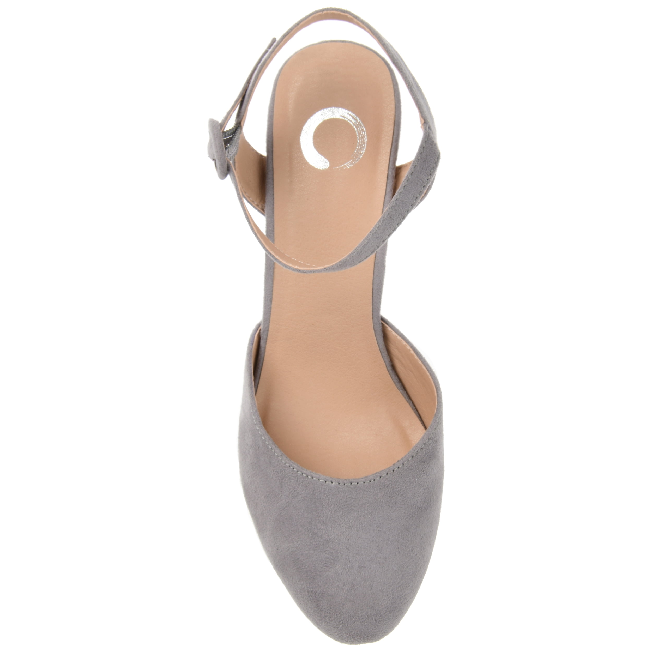 Journee Womens Roslynn Almond Toe High Block Heel Pumps, Widths Available